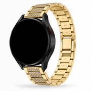 Samsung Galaxy Watch Diamant Schakelband Goud, weergave bij een Samsung Galaxy Watch