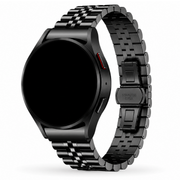 Samsung Galaxy Watch Jubilee Schakelband Zwart, weergave bij een Samsung Galaxy Watch