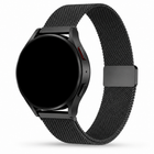 Samsung Galaxy Watch Milanees Bandje Zwart, weergave bij een Samsung Galaxy Watch
