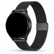 Samsung Galaxy Watch Milanees Bandje Zwart, weergave bij een Samsung Galaxy Watch