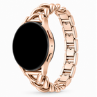 Samsung Galaxy Watch V-Schakelband Rosé goud, weergave bij een Samsung Galaxy Watch