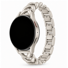 Samsung Galaxy Watch V-Schakelband Starlight, weergave bij een Samsung Galaxy Watch