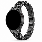 Samsung Galaxy Watch V-Schakelband Zwart, weergave bij een Samsung Galaxy Watch