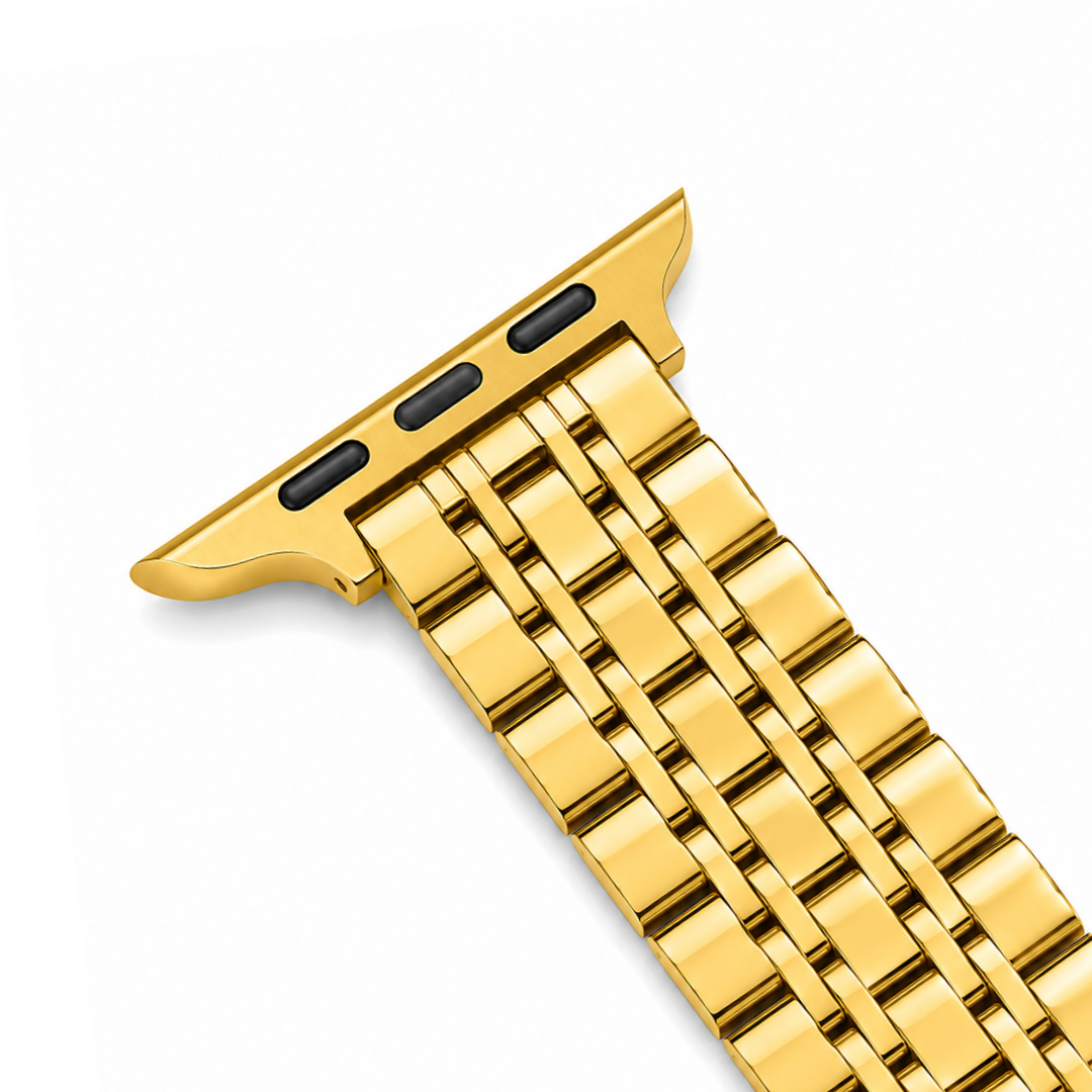 Apple Watch Mosaic Schakelband Goud, detail van het ontwerp