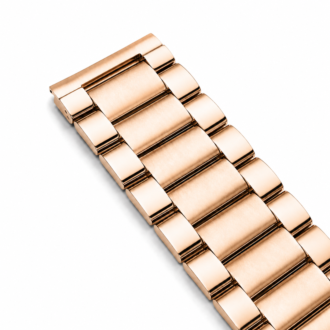 Samsung Galaxy Watch Classic Link Schakelband Rosé goud, detail van het ontwerp