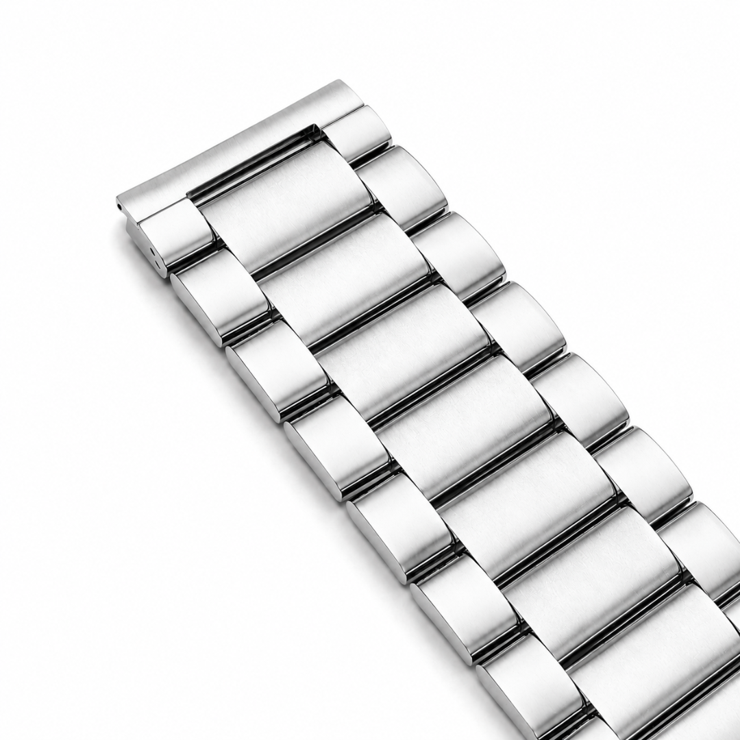 Samsung Galaxy Watch Classic Link Schakelband Zilver, detail van het ontwerp