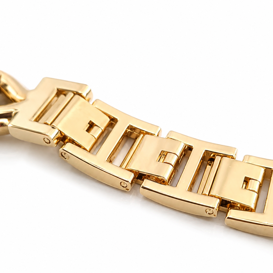 Apple Watch V-Schakelband Goud, detail van het sluitingsgedeelte