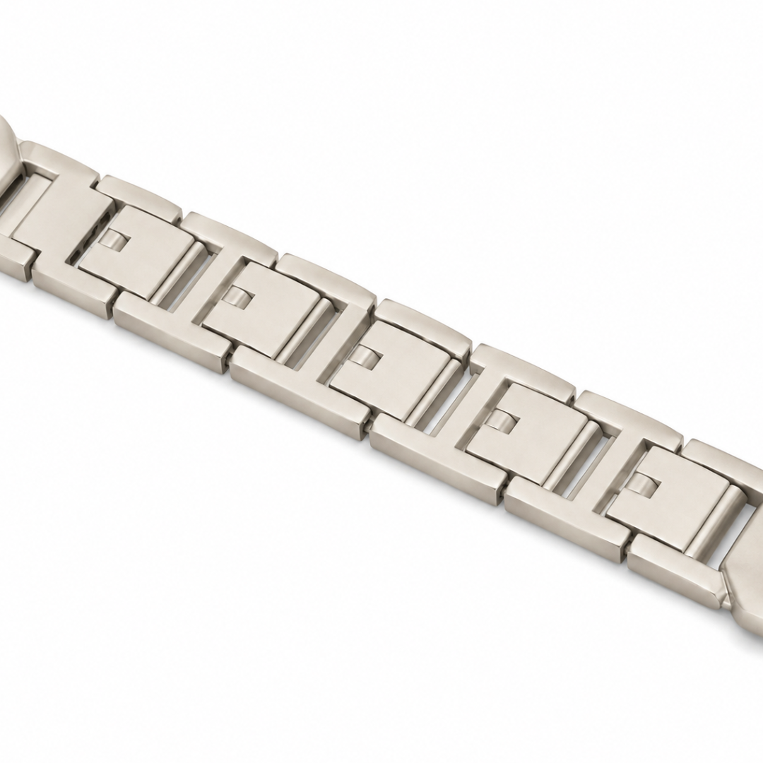 Samsung Galaxy Watch V-Schakelband Starlight, detail van het sluitingsgedeelte